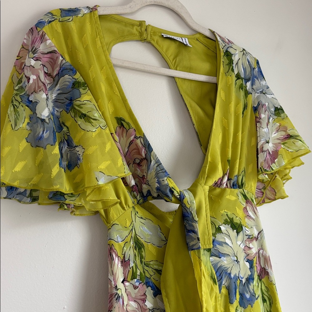 Floral Green Maxi Dress - Picture 8 of 8